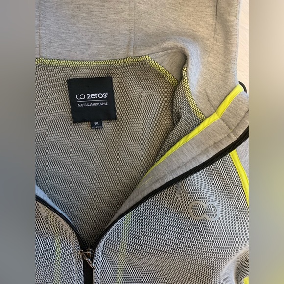 2EROS PRO AKTIV Men’s Mesh Hooded Bomber Jacket Size US XS - Picture 4 of 6